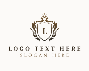 Emblem - Luxury Shield Royal Firm logo design