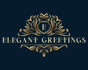 Luxury Organic Leaf  logo design