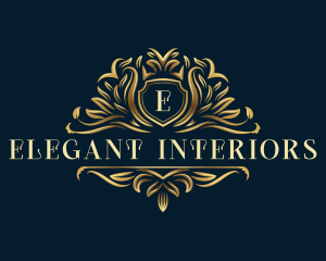 Luxury Organic Leaf  logo design