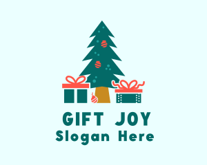 Christmas Tree Gifts logo design