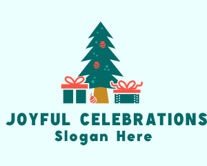 Festivity - Christmas Tree Gifts logo design