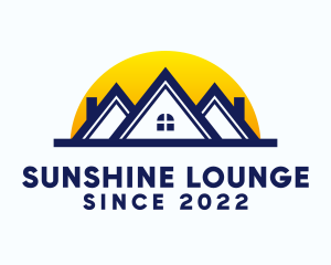 Sunrise House Real Estate logo design