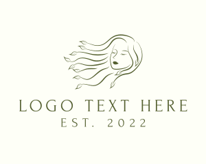 Brunette - Eco Hair Salon logo design