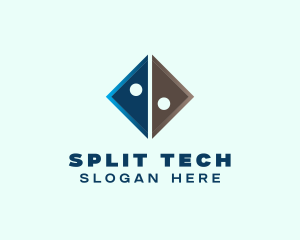 Split - Generic Geometric Company logo design