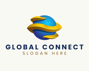 Globe - Digital Globe Sphere logo design