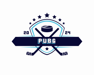 Sports Hockey Shield Game Logo