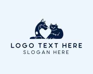 Shelter - Furry Pet Veterinary logo design