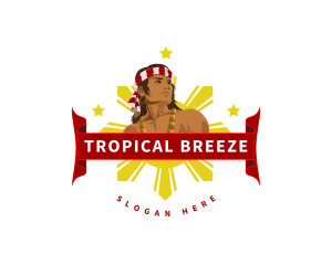 Filipino - Native Filipino Hero logo design