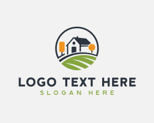 House Garden Landscaping Logo