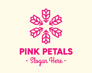 Pink Rose Lantern logo design