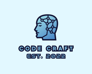 Encoding - Human Mind Intelligence logo design