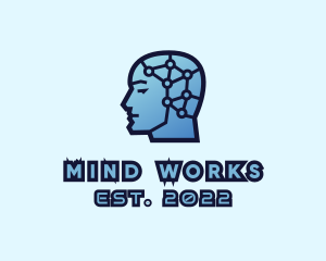 Human Mind Intelligence logo design