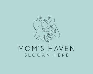 Mother Baby Maternity logo design