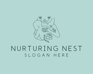 Maternal - Mother Baby Maternity logo design