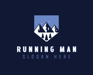 Hills - Outdoor Mountain Hiking logo design