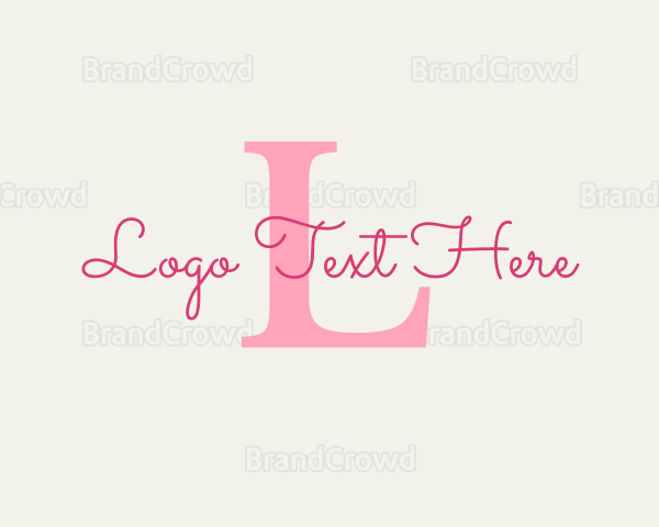 Boutique Fashion Letter Logo