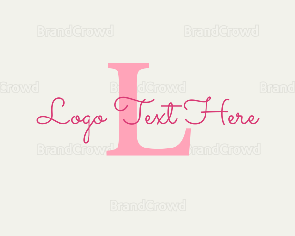 Feminine Boutique Fashion Logo