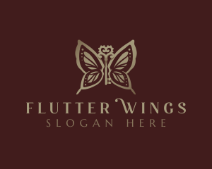 Key Wings Butterfly logo design