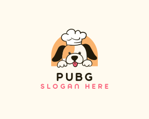 Cute Kitchen Dog Logo