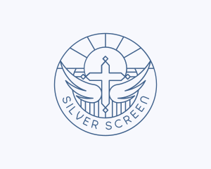 Chapel - Religious Cross Wings logo design