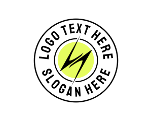Electricity - Lightning Bolt Energy logo design