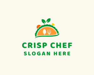 Vegetarian Taco Restaurant logo design