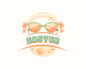 Oculist - Beach Sunglasses Shades logo design