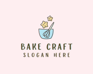 Star Cookie Whisk logo design