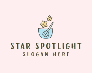 Star Cookie Whisk logo design