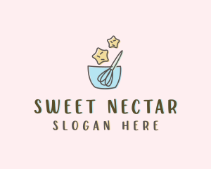 Star Cookie Whisk logo design