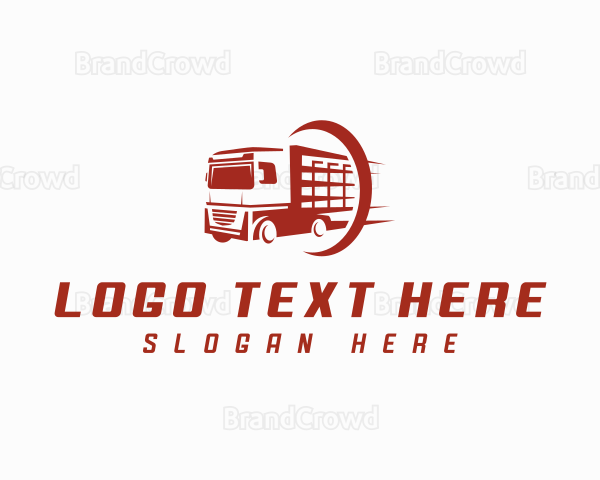 Truck Cargo Delivery Logo