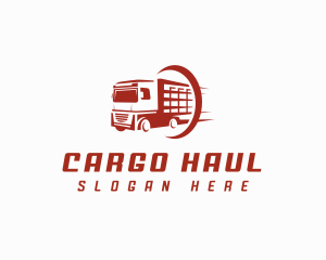 Truck Cargo Delivery logo design