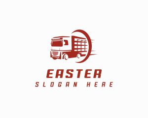 Vehicle - Truck Cargo Delivery logo design
