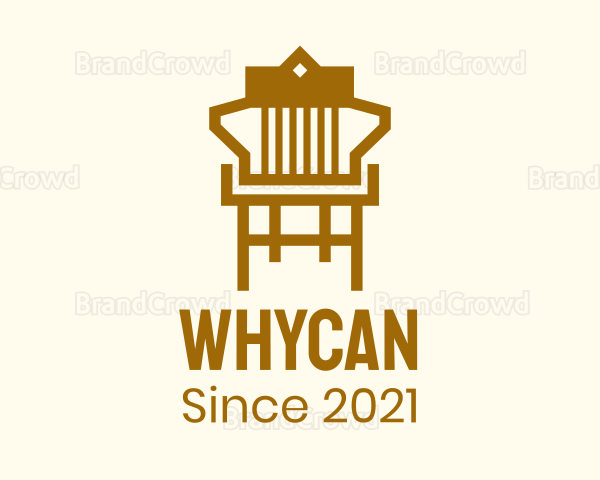 Brown Furniture Chair Logo