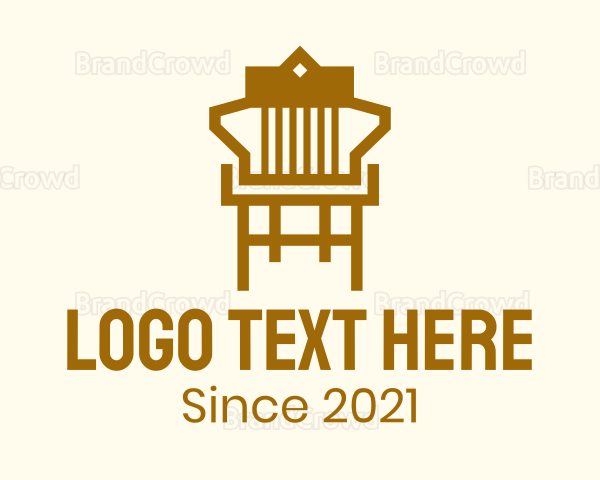 Brown Furniture Chair Logo