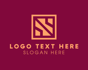 Box - Pattern Geometric Business logo design