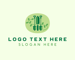 Trowel - Plant Landscaping Tools logo design