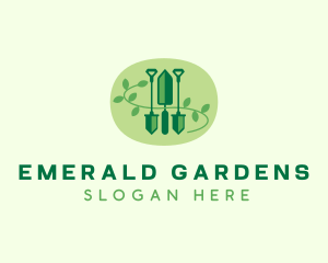 Plant Landscaping Tools logo design