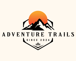 Mountain Camping Outdoor logo design