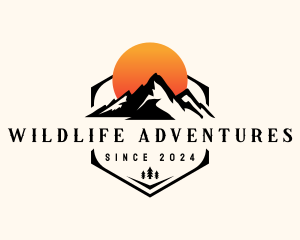 Mountain Camping Outdoor logo design