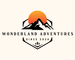 Mountain Camping Outdoor logo design