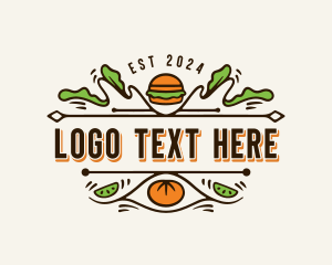 Cuisine - Burger Bistro Restaurant logo design