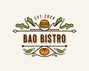 Burger Bistro Restaurant logo design