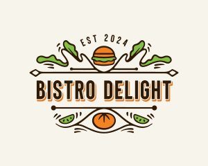 Burger Bistro Restaurant logo design