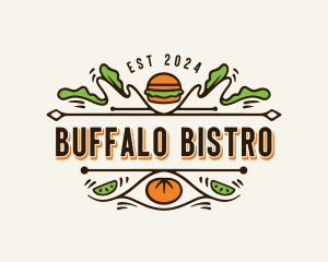 Burger Bistro Restaurant logo design