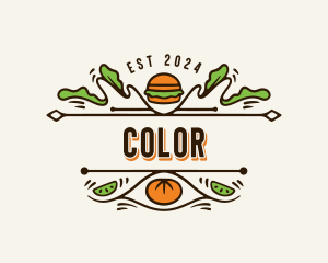 Emblem - Burger Bistro Restaurant logo design