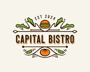 Burger Bistro Restaurant logo design