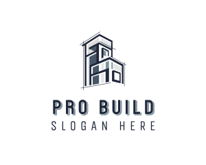 Building Builder Property logo design