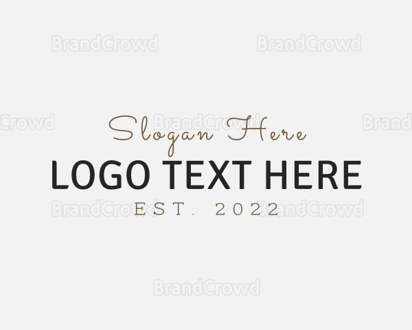 Luxury Fashion Style Logo