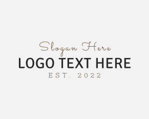 Brand - Luxury Fashion Style logo design